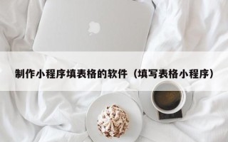 莘县制作小程序填表格的软件（填写表格小程序）